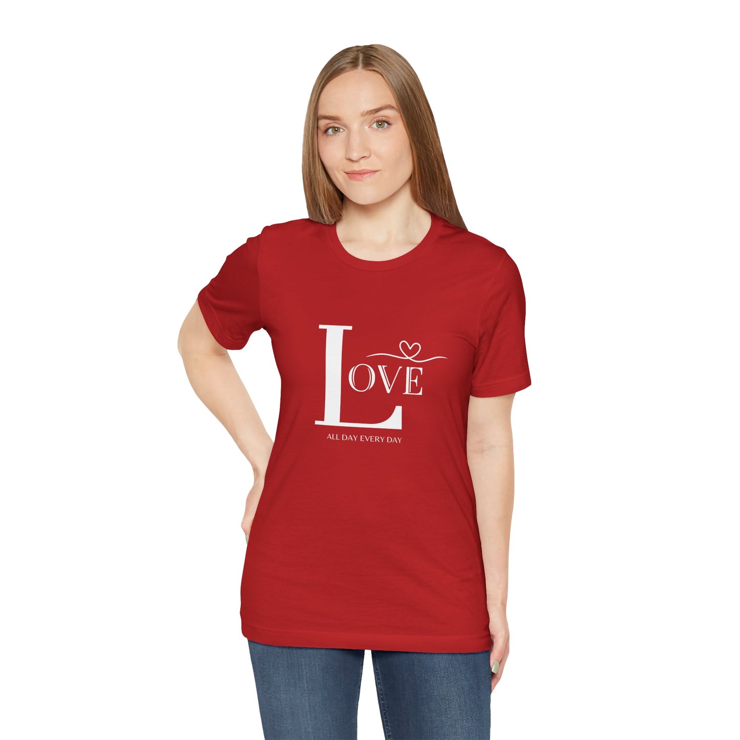 Unisex Jersey Short Sleeve Love Tee