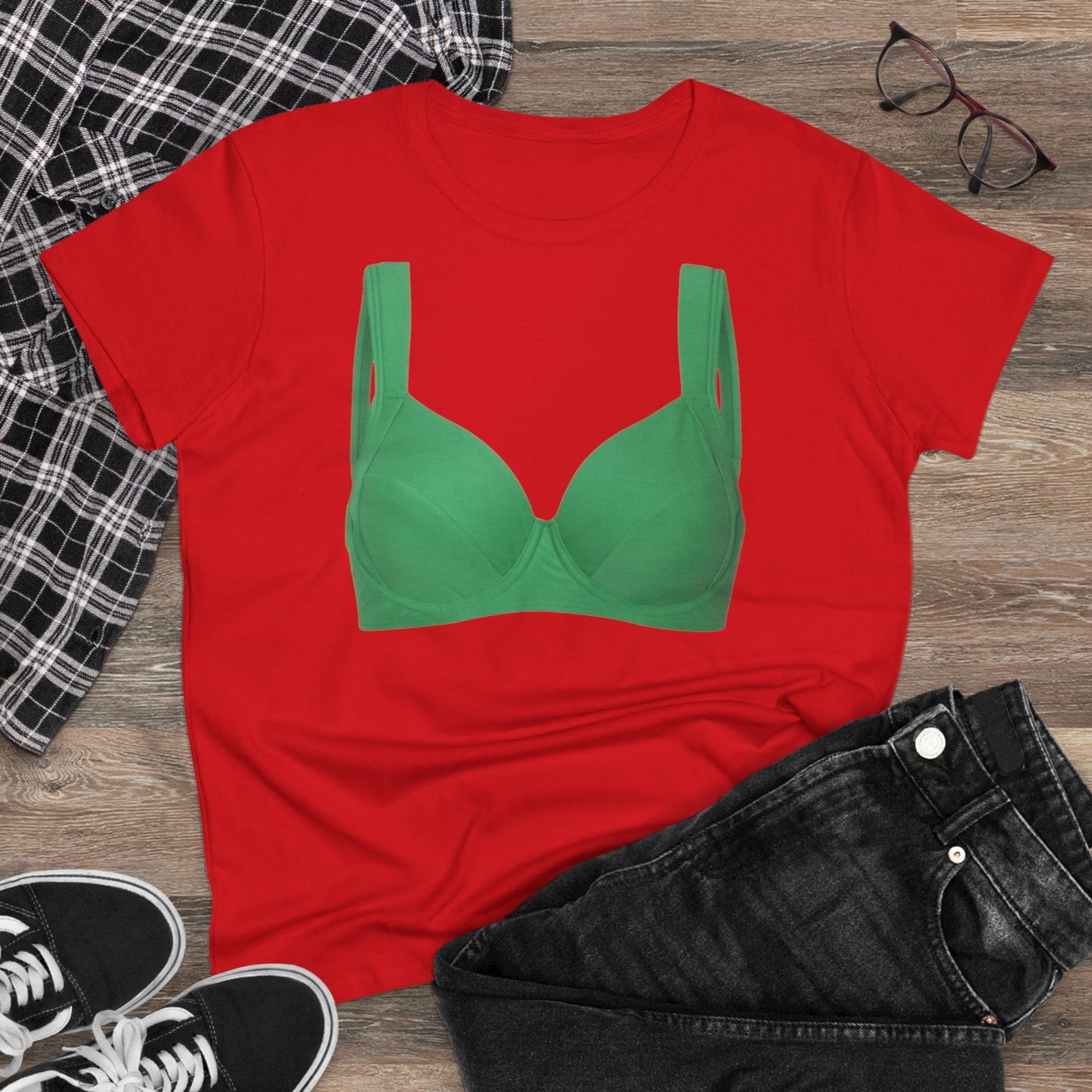 Women's Cotton Tee - Summer Trendy Kinky Funny Colorful Party Tshirt