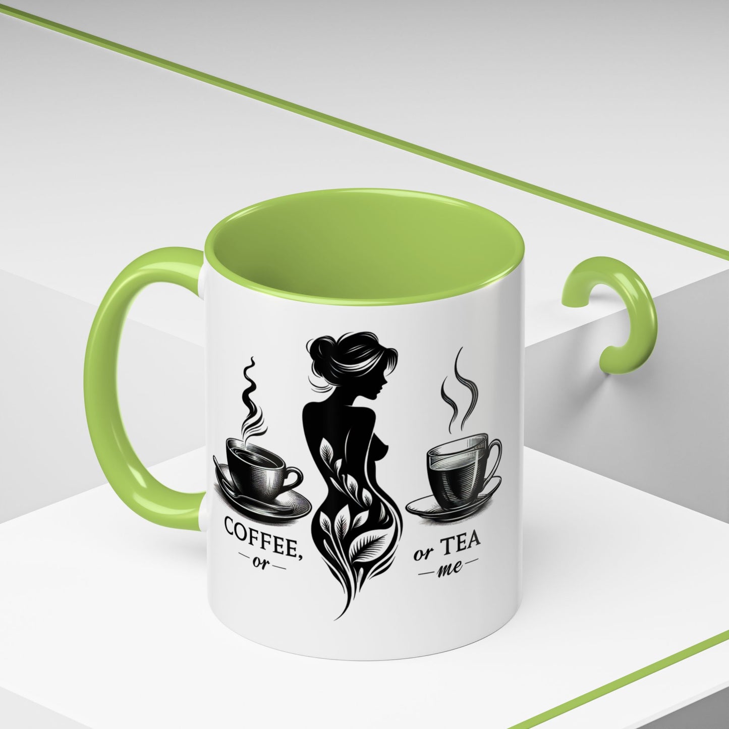 Personalized Accent Coffee Mug - Perfect for Coffee Lovers & Tea Enthusiasts