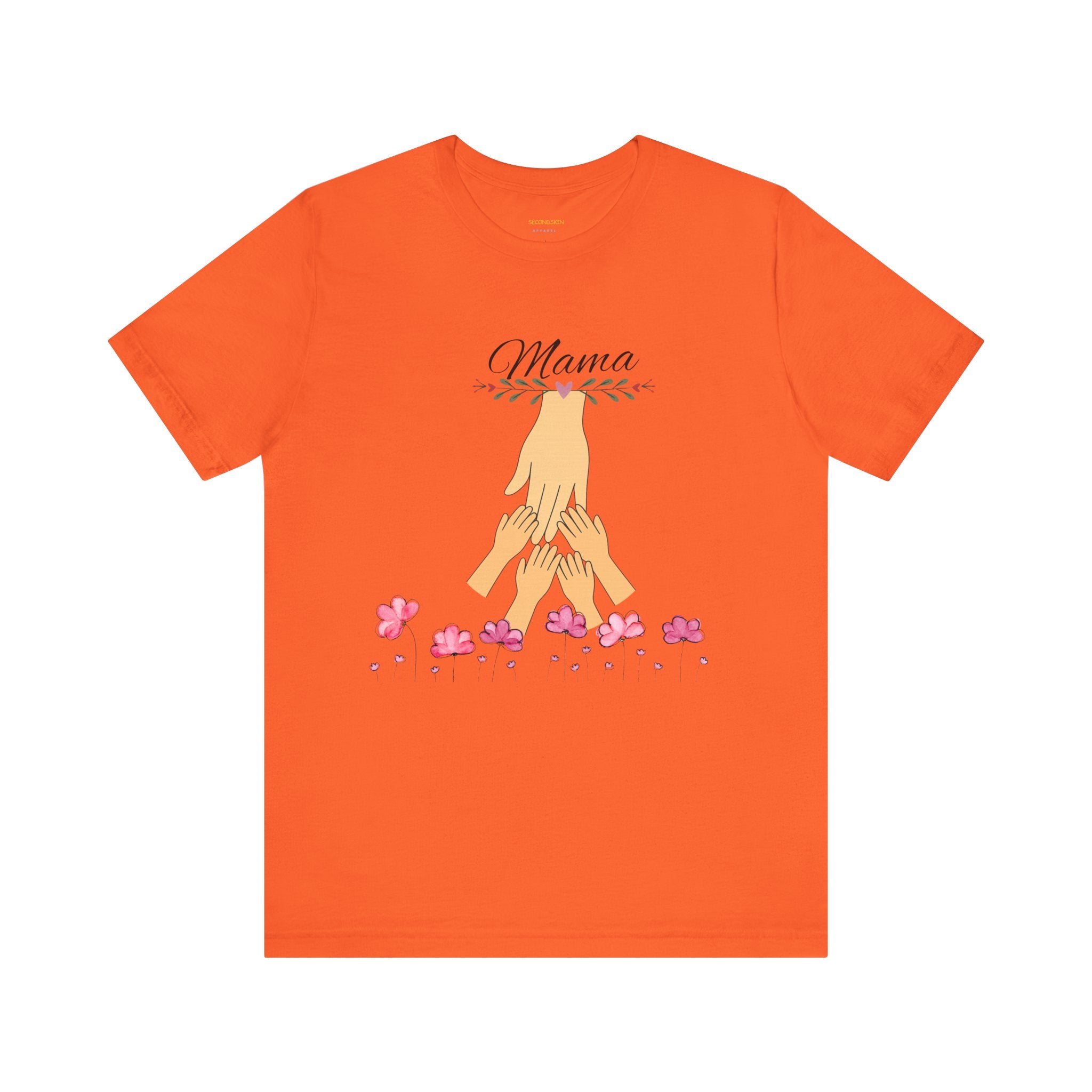 Mama Hands Unisex Custom  Tee - Perfect Gift for Mother's Day & Family Celebrations