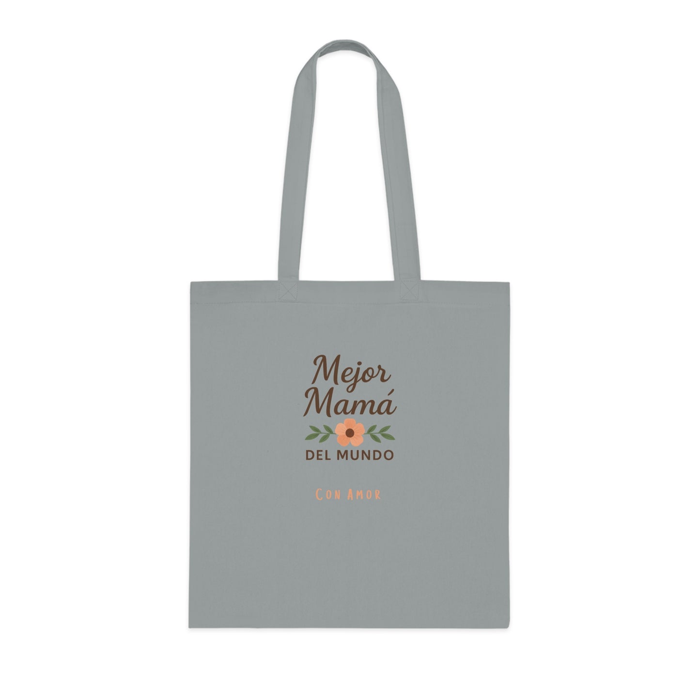 Best Mom Cotton Tote Bag | Floral Design | Perfect for Mother’s Day