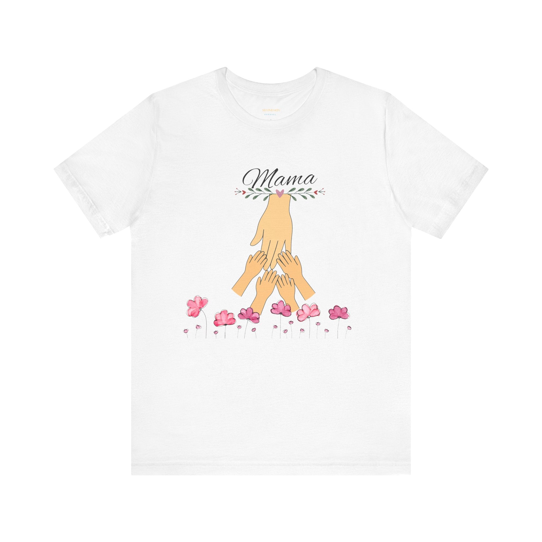 Mama Hands Unisex Custom  Tee - Perfect Gift for Mother's Day & Family Celebrations