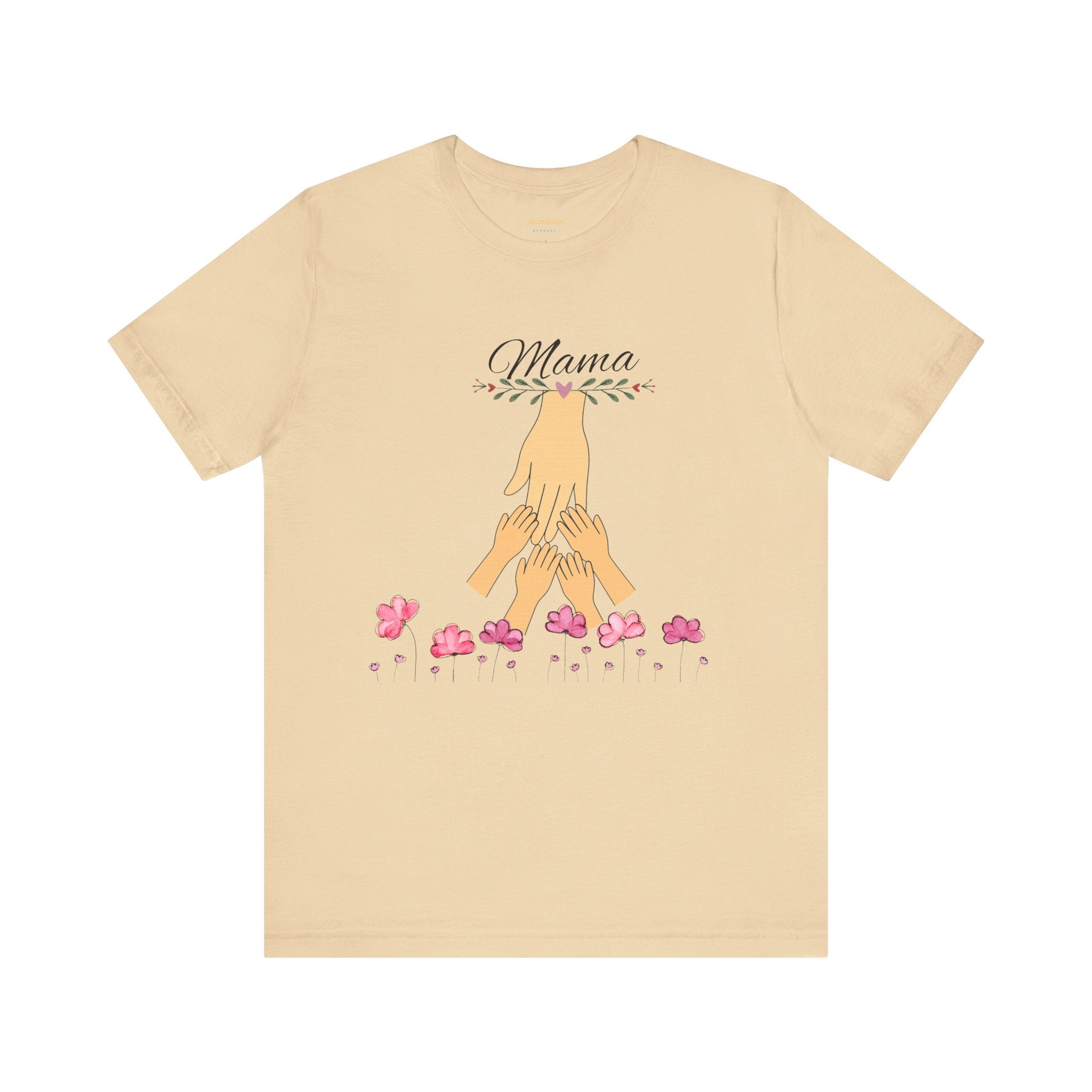 Mama Hands Unisex Custom  Tee - Perfect Gift for Mother's Day & Family Celebrations