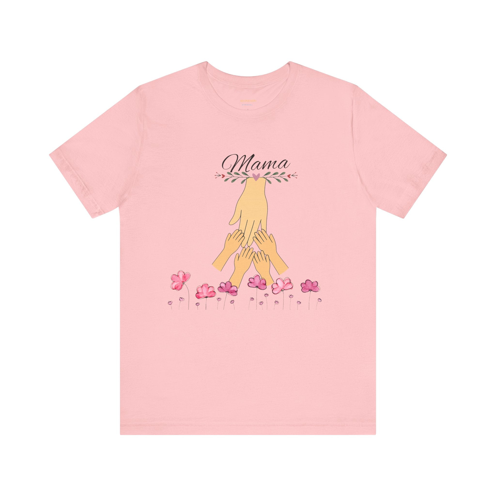 Mama Hands Unisex Custom  Tee - Perfect Gift for Mother's Day & Family Celebrations
